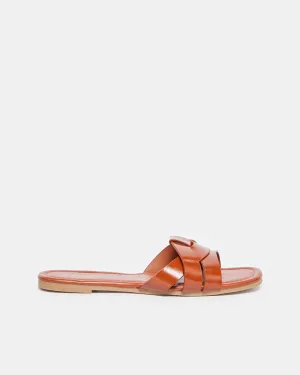 Women Brown Strappy Mule