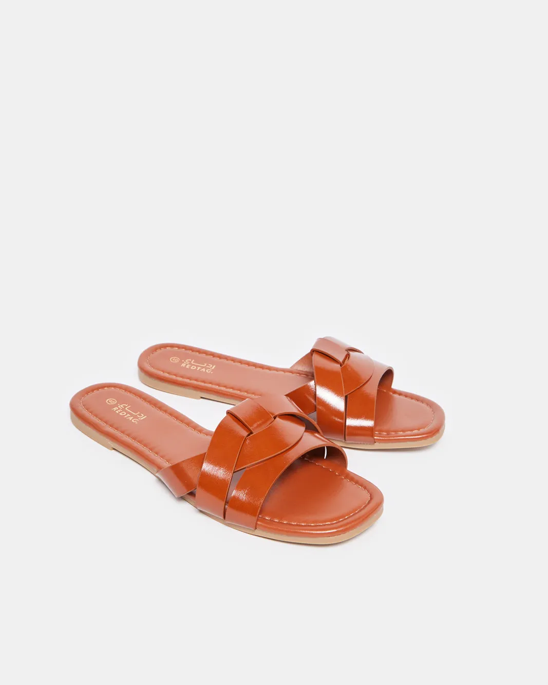 Women Brown Strappy Mule