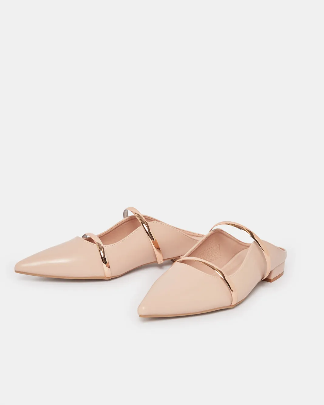 Women Pink Strappy Mule