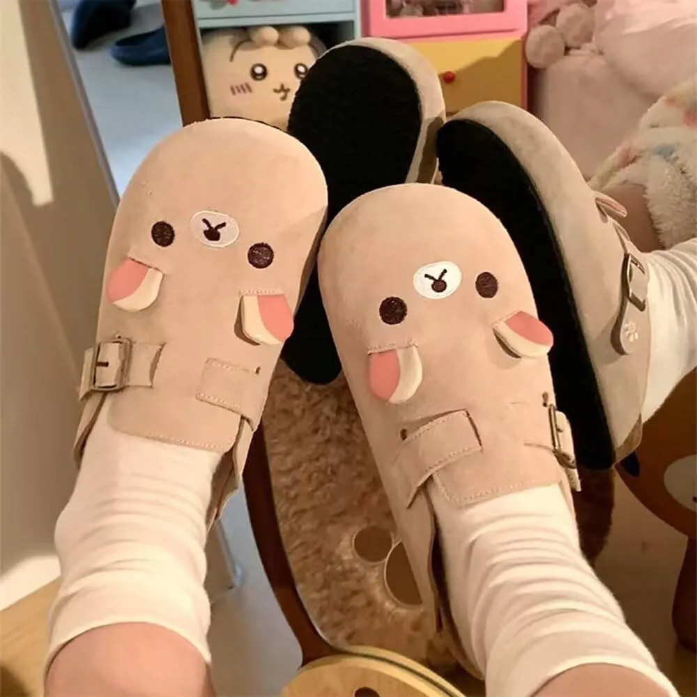 Women's Genuine Suede & Leather Mule Slippers Slip On Buckle Clogs with Soft Natural Rubber Cork Footbed Comfort Arch Support Potato Shoes for Women