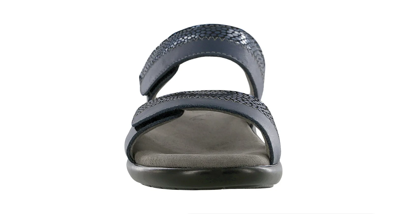 Women's Nudu Slide Leather Sandal in Slide Navy