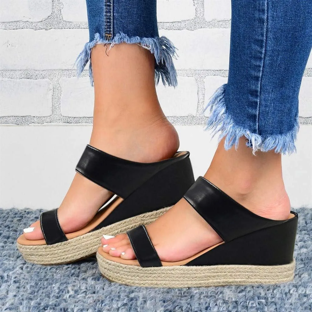 Women's Sandals Summer Beach Dressy Sandals Orthopedic Wedges Flip Flops Arch Support Sandals Walking Platform Slippers