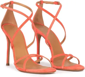 Women's Strappy Pump Heel Sandals Round Open Toe Dressy Sandals Backless Sexy Dress Sandal for Bridal Evening Prom