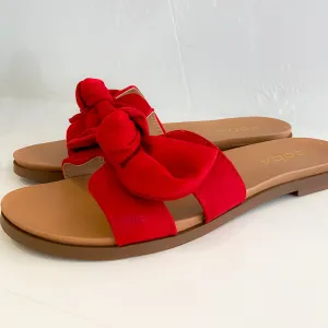 Writer Red Bow Sandal