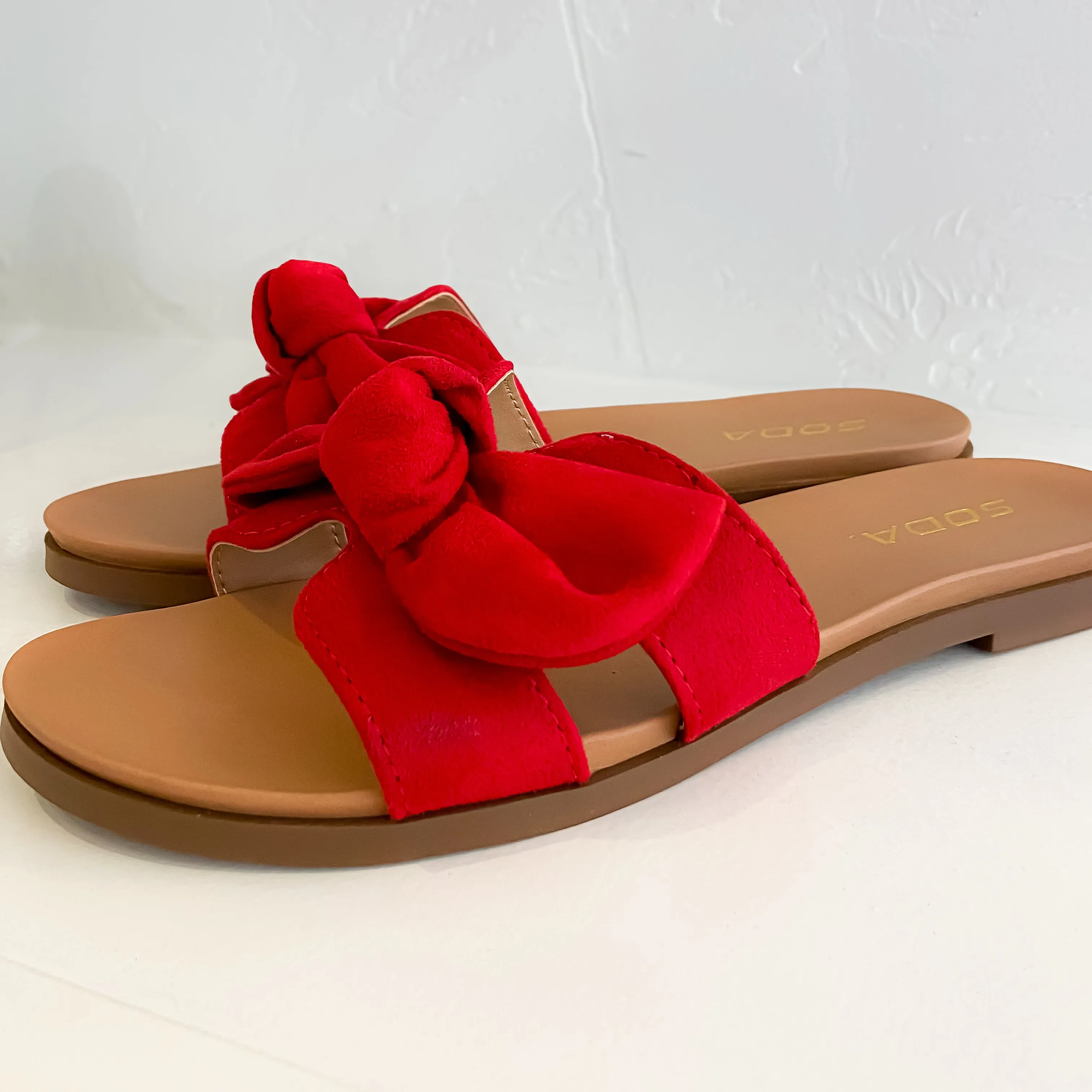 Writer Red Bow Sandal
