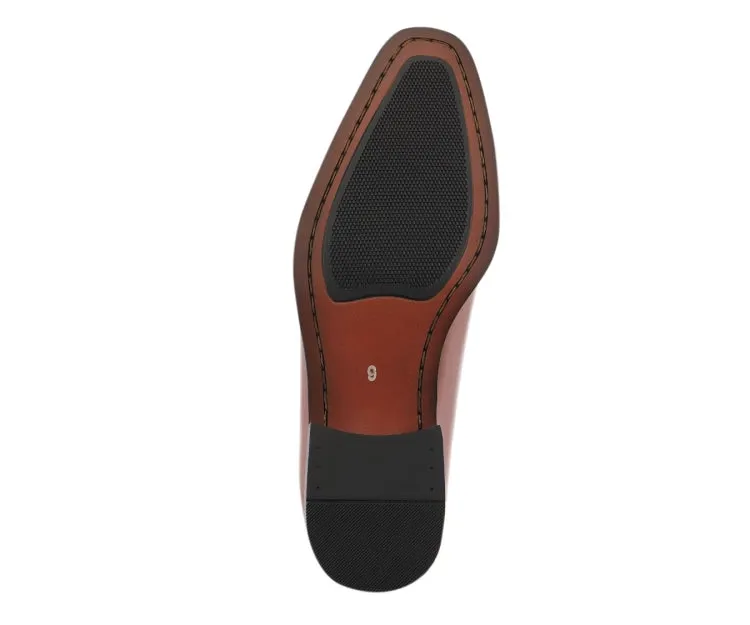 Wyatt Cognac Cap Toe Oxfords