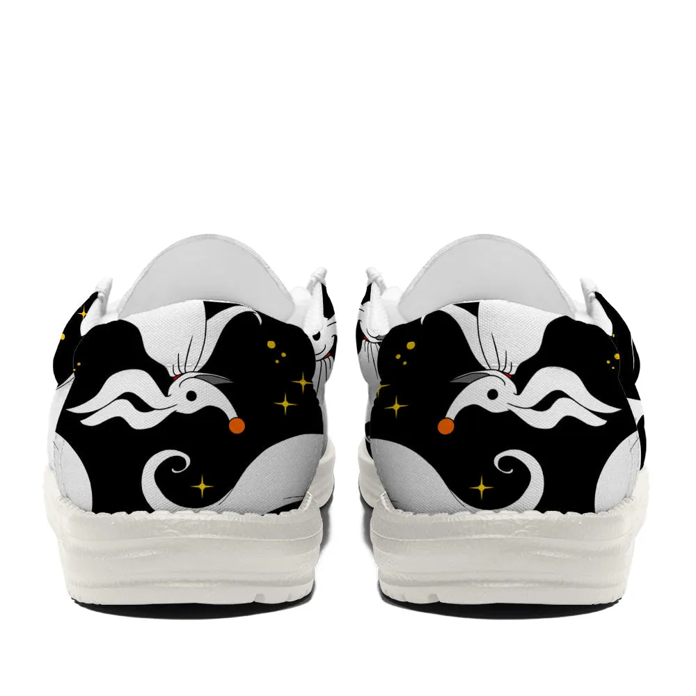 Zero Dog Canvas Loafer Shoes