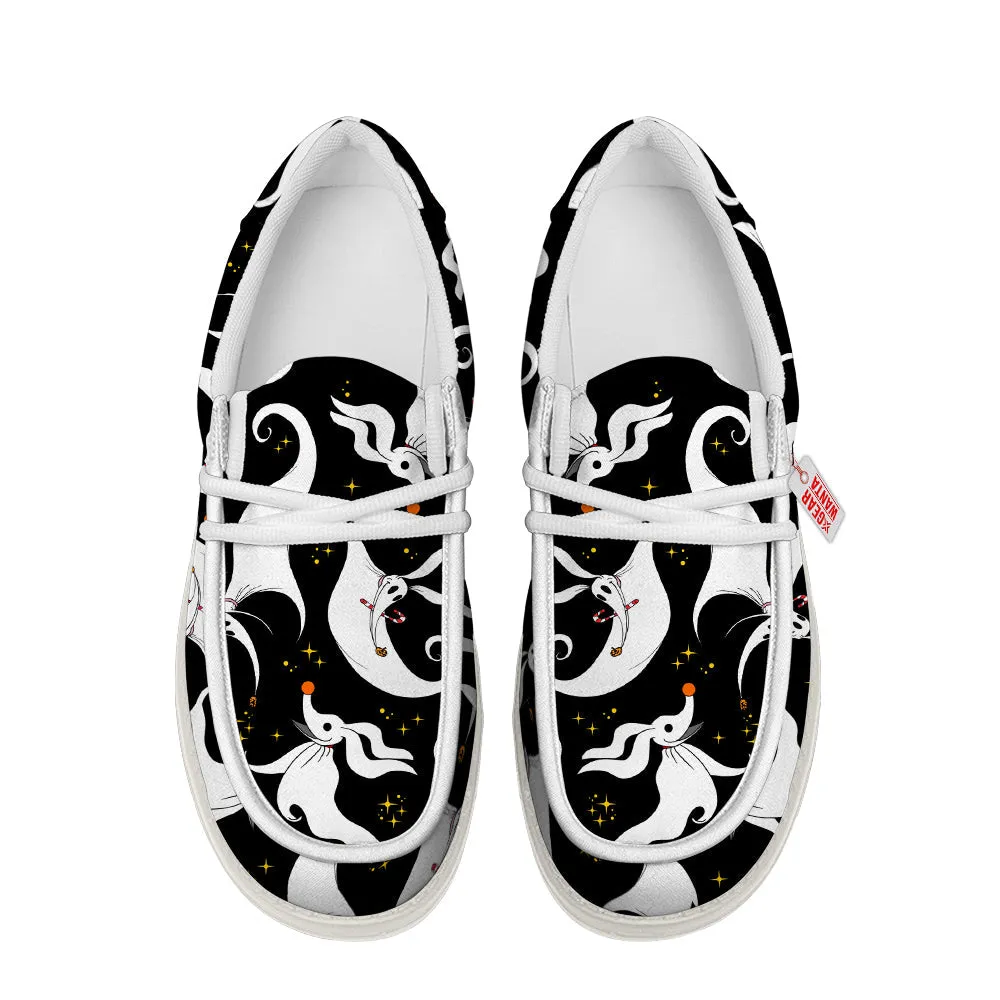 Zero Dog Canvas Loafer Shoes