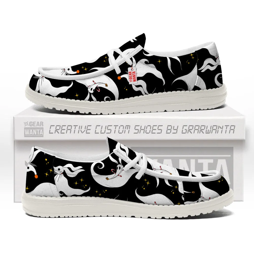 Zero Dog Canvas Loafer Shoes