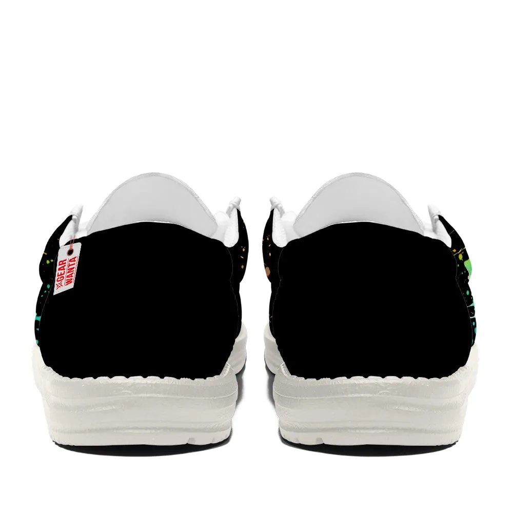 Zora Symbol Canvas Loafer Shoes
